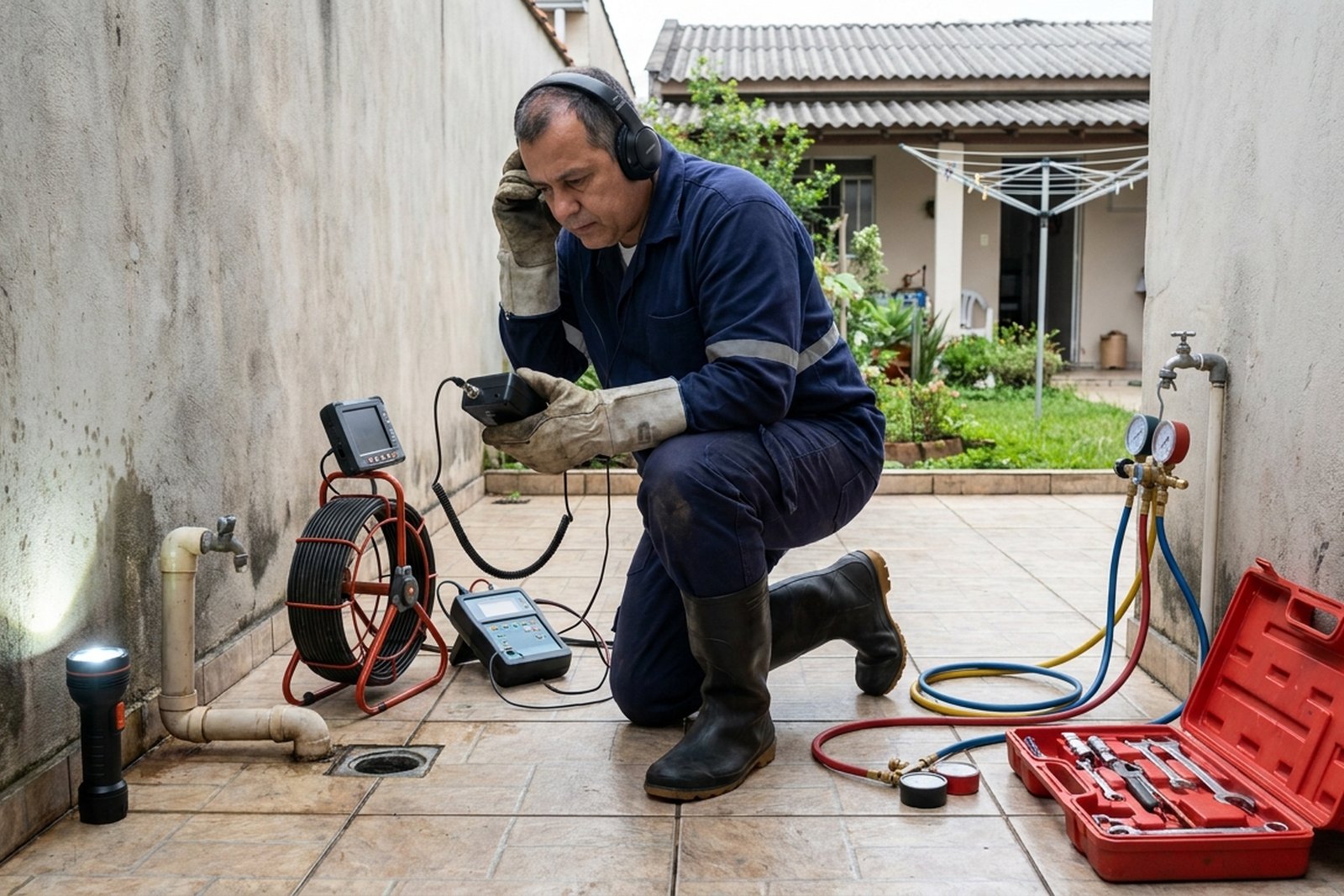 Detecção de Vazamento de Esgoto na Agapeama, Jundiaí‑SP